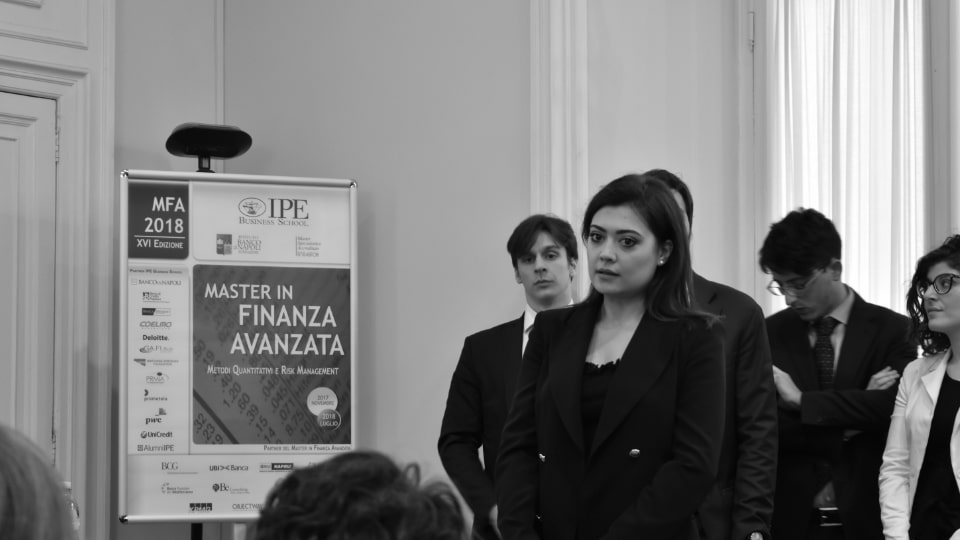 Studenti Master in Finanza Avanzata IPE Business School